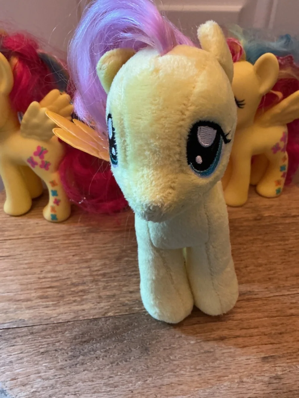 Ty My Little Pony Fluttershy Sparkle 7” Plush with tag plus 2 others